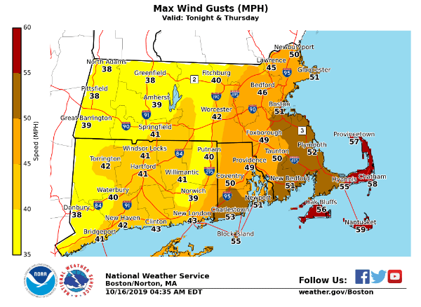 October 16, 2019 National Weather Service
